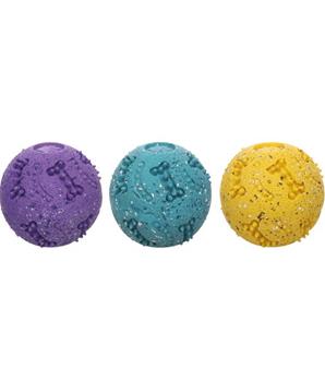 Hračka latex Freckles míček 7,5cm mix barev Flamingo