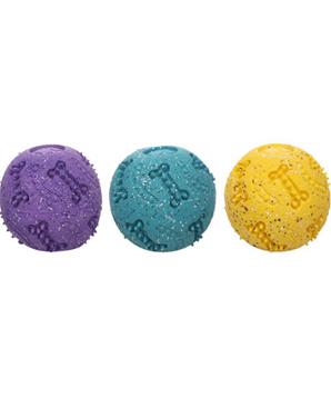 Hračka latex Freckles míček 9,5cm mix barev Flamingo