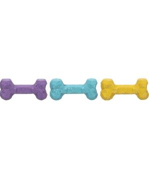 Hračka latex Freckles kost 15cm mix barev Flamingo