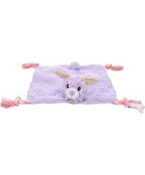 Hračka textil Kokko králík 40x40 fialové Flamingo