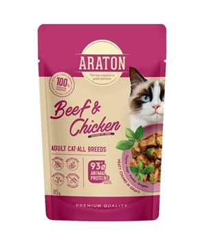 Araton Cat kaps. Adult Beef/Chicken 