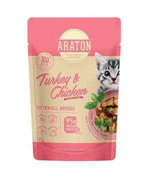 Araton Cat kaps. Kitten Turkey/Chicken 85 g