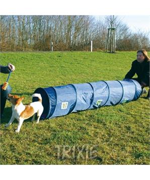 Agility tunel - malý pes, štěně, 40cm/2m - modrý