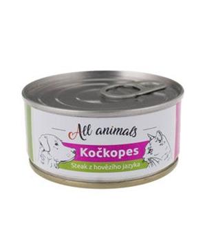 All Animals kočkopes steak z hovězího jazyka