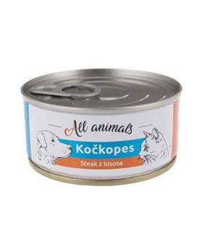 All Animals kočkopes steak z lososa