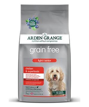 Arden Grange GF Dog Light/Senior Chick&Superfoods 