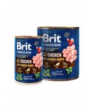  Brit Premium Dog by Nature konz Chicken & Hearts