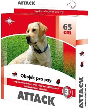 Attack obojek antiparazitární pes