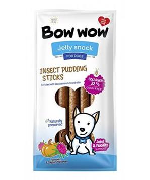 Bow wow poch. Klobásy s hmyzem,kolagen.dýní,ostrop.