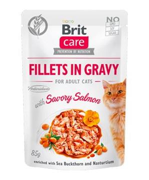 Brit Care Cat Fillets in Gravy Savory Salmon