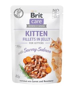 Brit Care Cat Fillets in Jelly Kitten with Salmon