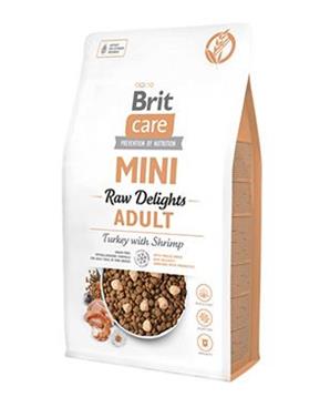 Brit Care Dog Mini FD Raw Delights Turkey&Shrimp 