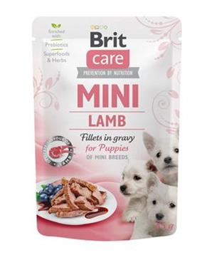 Brit Care Dog Mini Puppy Lamb fillets in gravy