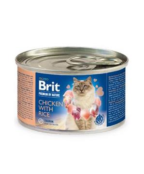 Brit Premium Cat by Nature konz Chicken&Rice 200g