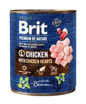  Brit Premium Dog by Nature konz Chicken & Hearts