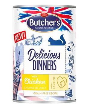 Butcher’s Cat Delicious kuřecí v želé konz. 