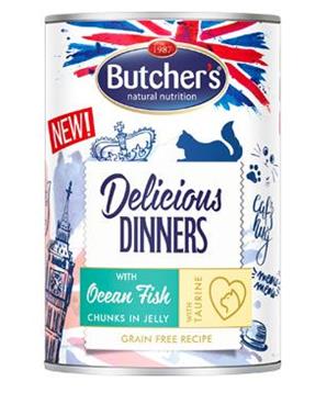 Butcher’s Cat Delicious moř.ryby v želé konz.