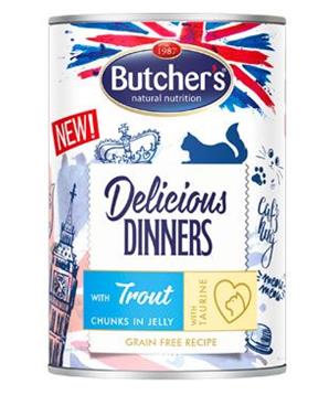 Butcher’s Cat Delicious rybí v želé konz. 