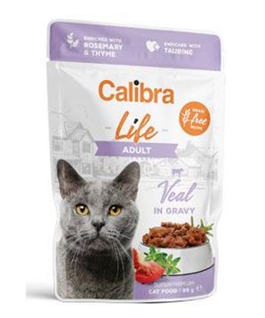 Calibra Cat Life kapsa Adult Veal in gravy 85g