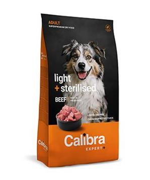 Calibra Dog EXPERT+ Adult Light & Sterilised Beef 