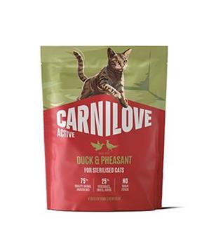 Carnilove Cat Active Dry Duck&Pheas.Steril.Ad.AB 