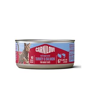 Carnilove Cat Can Paté Turkey & Salmon 