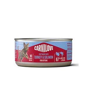 Carnilove Cat Can Paté Turkey&Salmon Kittens 
