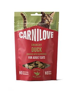 Carnilove Cat CRUNCHY Snack Duck+Raspberries 