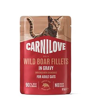 Carnilove Cat Pouch Gravy Wild Boar+Chamomile