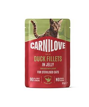 Carnilove Cat Pouch Jelly Pheasan+Raspberry Leaves