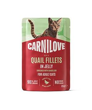 Carnilove Cat Pouch Jelly Quail+Dandelion