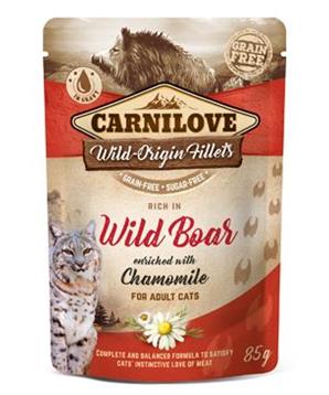 Carnilove Cat Pouch Wild Boar & Chamomile