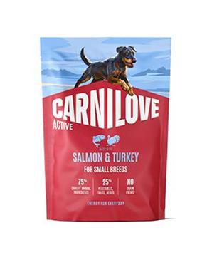 Carnilove Dog Active Dry Salmon&Turkey Adult SB 