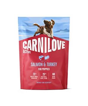 Carnilove Dog Active Dry Salmon&Turkey Puppies 