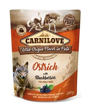 Carnilove Dog Pouch Paté Ostrich & Blackberries