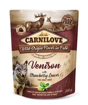 Carnilove Dog Pouch Paté Venison & Strawberry