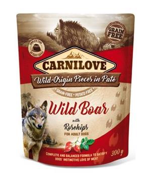 Carnilove Dog Pouch Paté Wild Boar & Rosehips