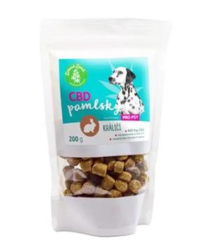 CBD pamlsky pro psy králičí 