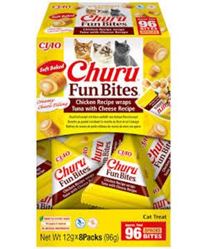 Churu Cat BOX Fun Bites Chicken wraps Tuna&Cheese