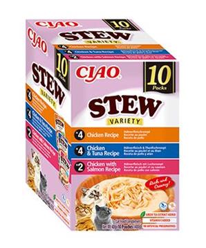 Churu Cat BOX Stew Chick.&Chick.Tuna&Chick.Salm.