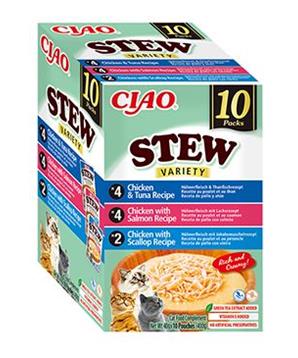 Churu Cat BOX Stew Chic.Tuna&Chic.Salm&Chic.Scal