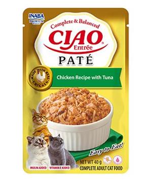 Churu Cat Entrée Paté Chicken Recipe with Tuna 