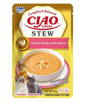 Churu Cat Entrée Stew Chicken Recipe with Salmon 
