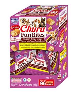 Churu Dog BOX Fun Bites Chicken wraps Chic&Sw.Pot