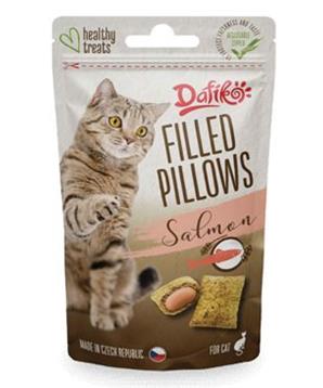 Dafíko plněné polštářky pro kočky lososové 