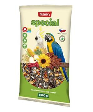 Darwin's velký papoušek special