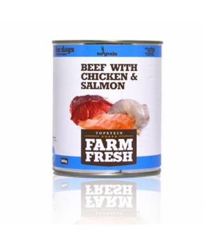 Farm Fresh – Beef with Chicken & Salmon