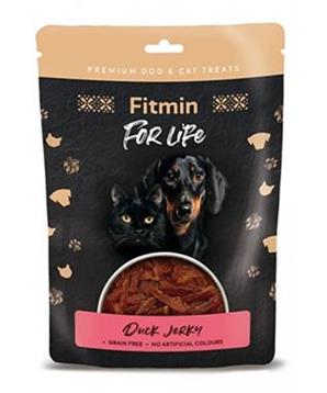 Fitmin FL dog,cat poch. Kachní jerky 