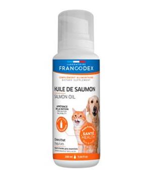 Francodex Salmon Oil lososový olej pes, kočka 