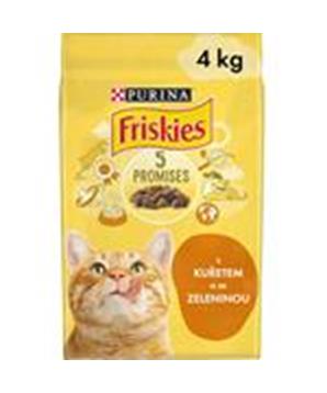 Friskies cat dry - kuře, zelenina 4 kg